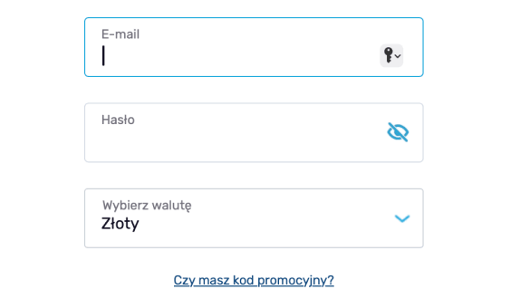 Wypełnij formularz rejestracyjny Formularz rejestracyjny